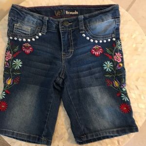 Girls denim shorts